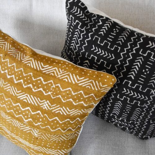 Mudcloth pillows