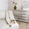 moroccan throw creme beige