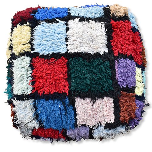 vintage floor cushion multicolor