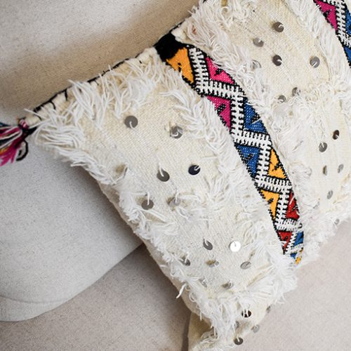 moroccan handira cushion