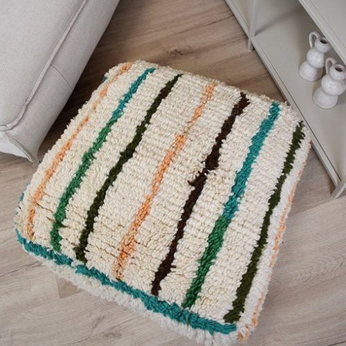 Alternative view of Beni Ouarain Floor Cushion - K1698