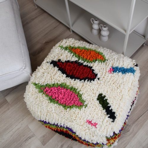 Alternative view of Beni Ouarain Floor Cushion - K1753