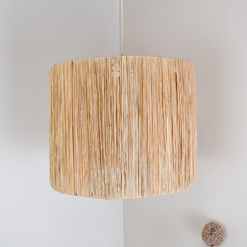 moroccan raffia lamp naturel