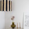 moroccan raffia lamp black