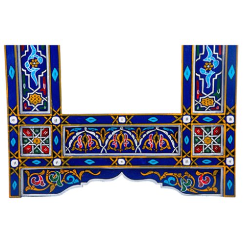 moroccan wooden mirror