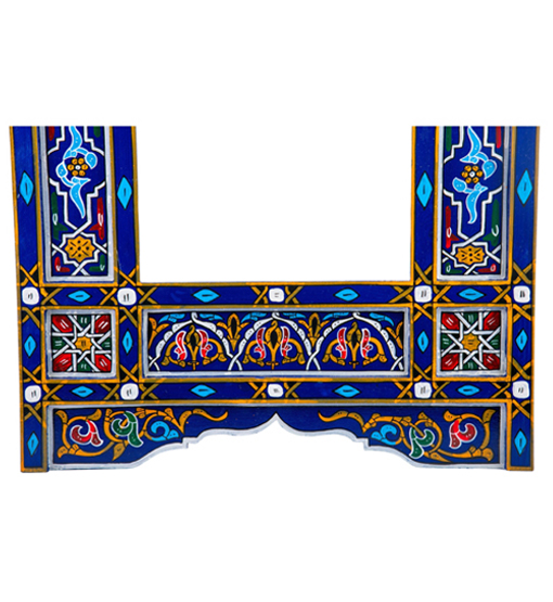 moroccan wooden mirror